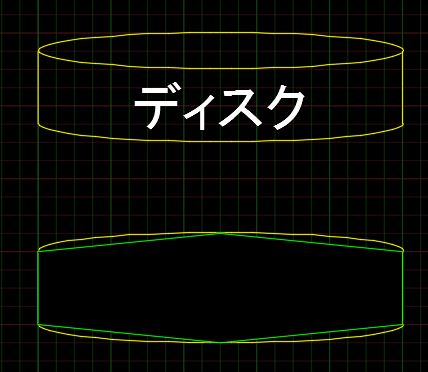 曲線記号 ワイプアウト 多角形