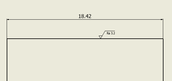 inventor-suface-texture-symbol-size